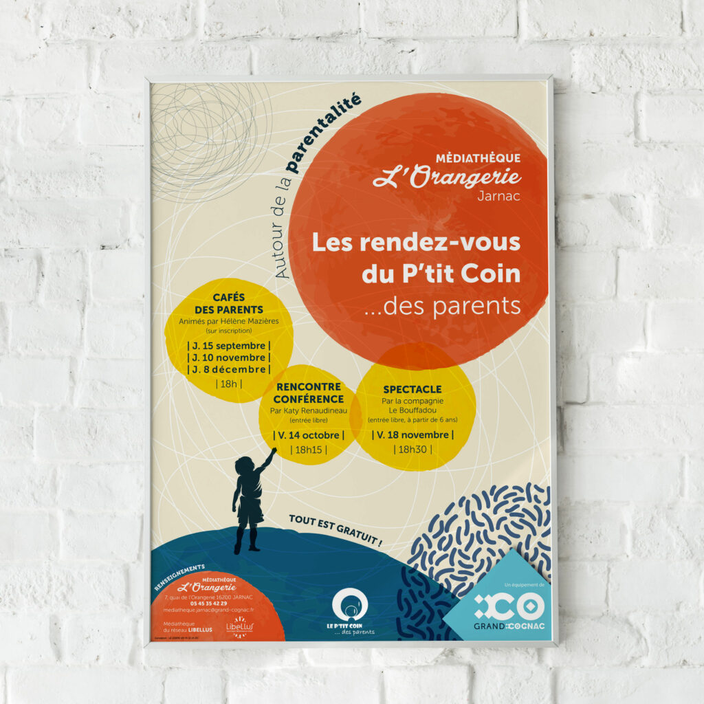 graphiste charente création affiche médiathèque